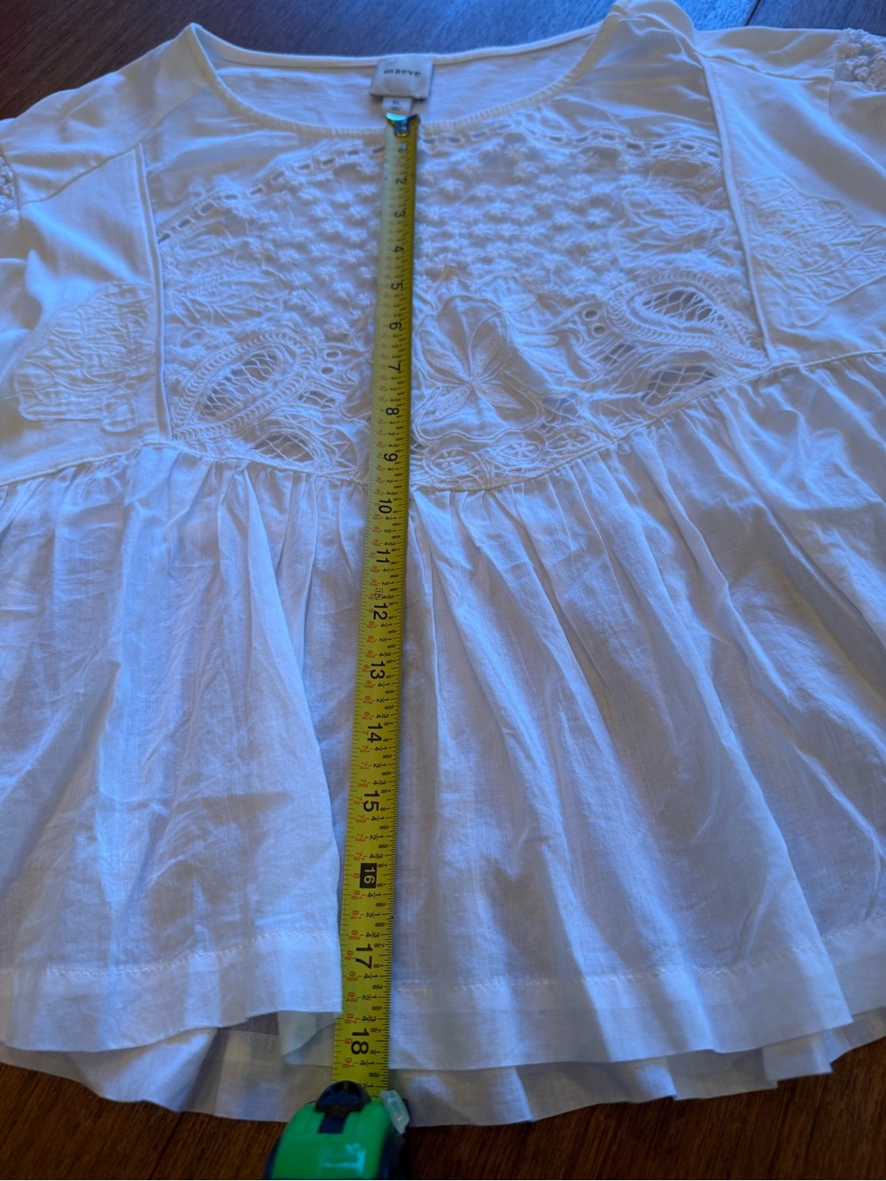 Maeve Floaty White Top - Picture 8 of 9